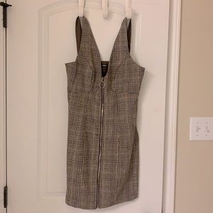 Fall plaid dress